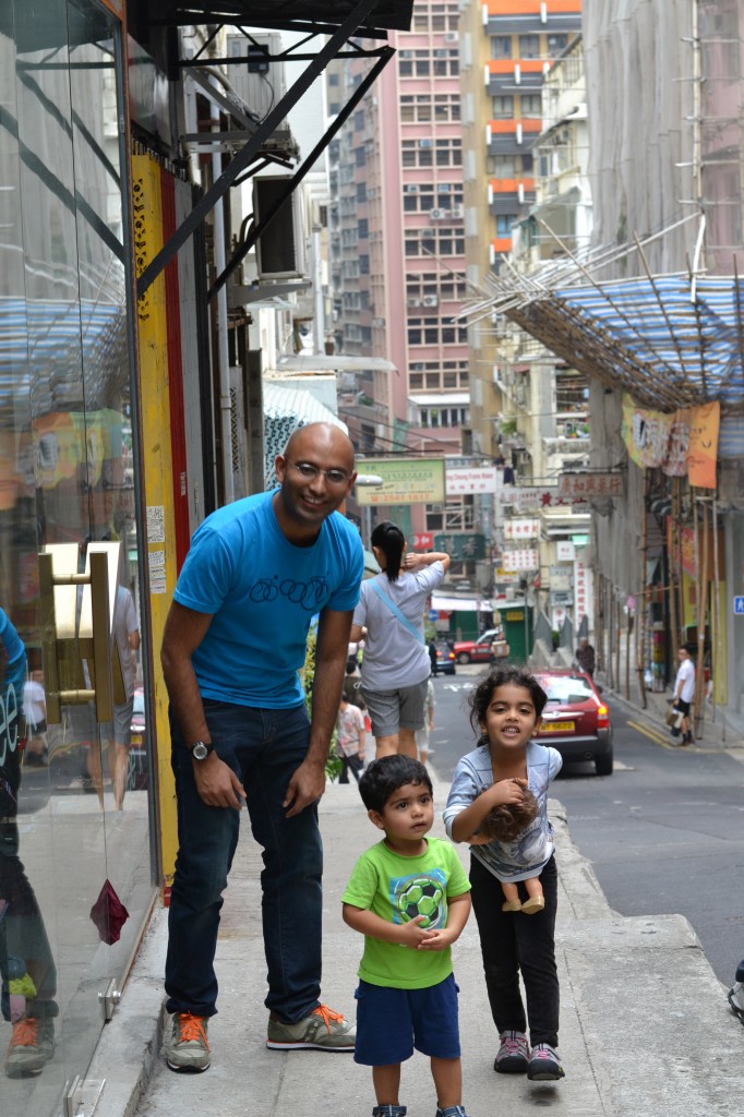 On the Streets of Hong Kong